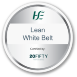 Lean White Belt badge