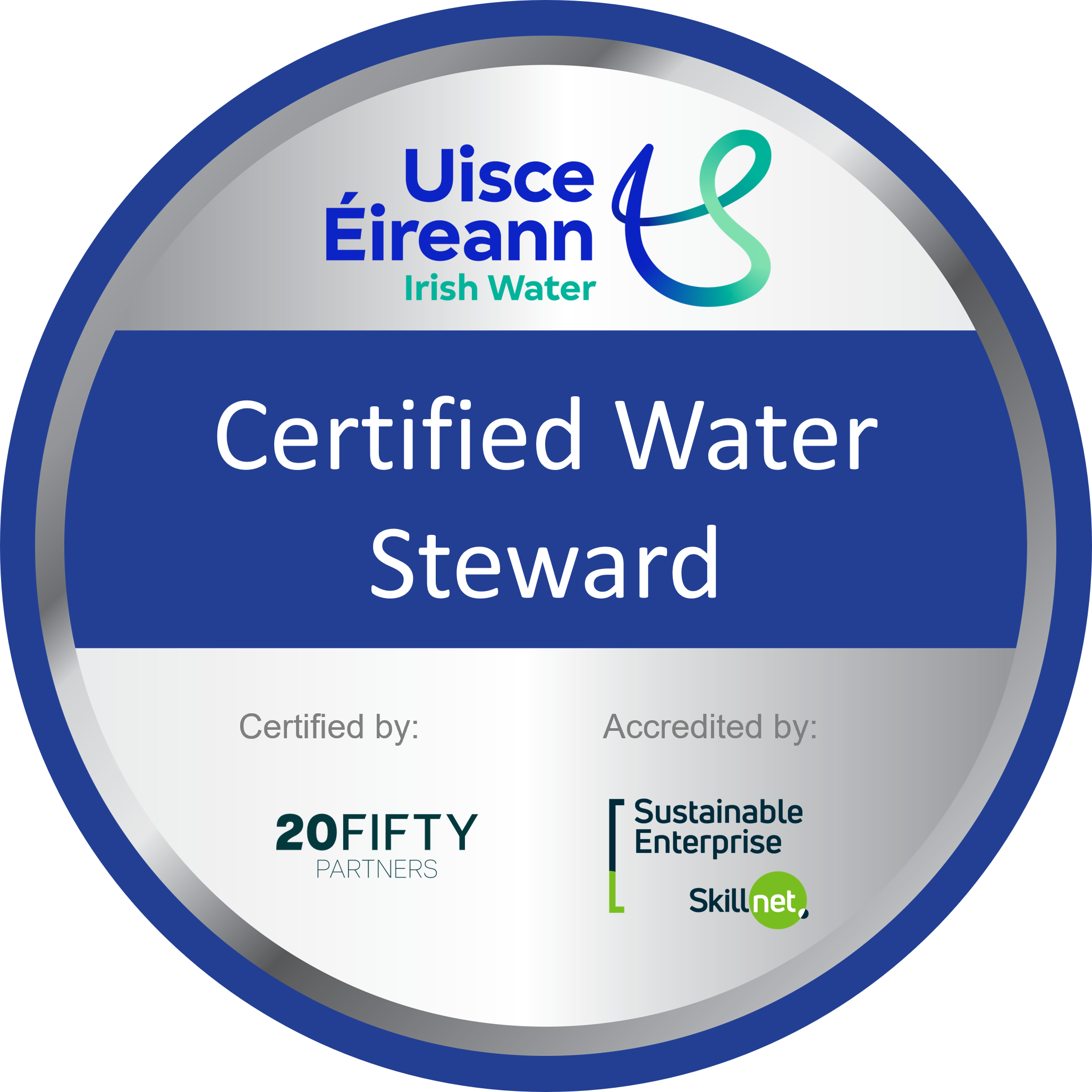Certified Water Steward Programme Badge Certified Water Steward Programme Badge